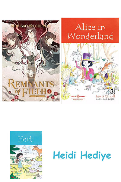 Bloomsbury بقايا الفوضى: يووو (رواية) المجلد. 6 + أليس في بلاد العجائب + هايدي