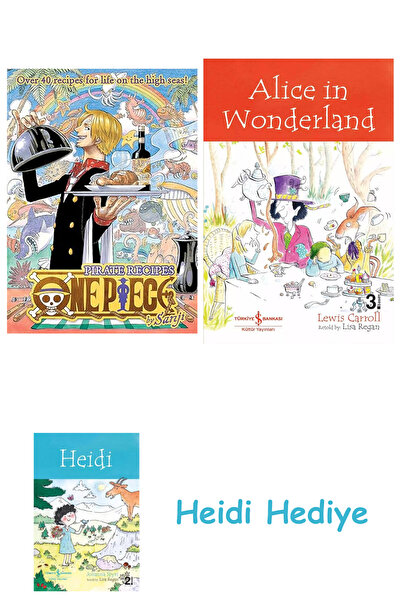 Bloomsbury قطعة واحدة: وصفات القراصنة + أليس في بلاد العجائب + هايدي