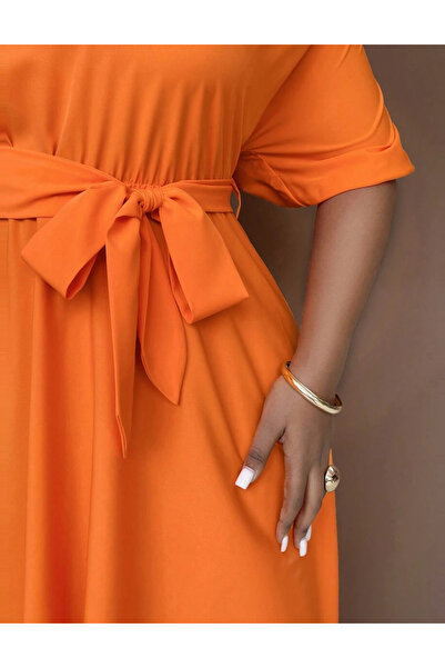 Sheya Shein Curve+ maxi dress, orange