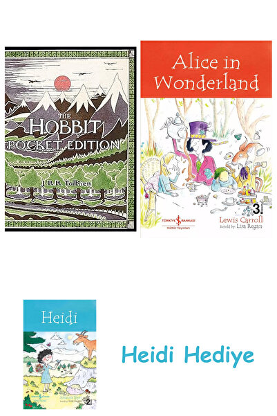 Bloomsbury Hobbitul: Pocket Hardback + Alice în Țara Minunilor + Heidi