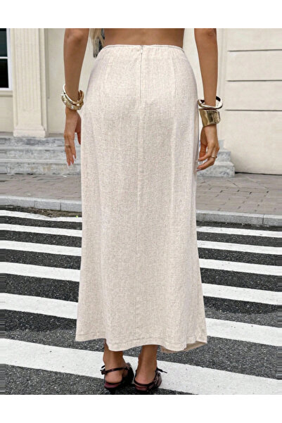 Sheya Fustă maxi Shein, crem