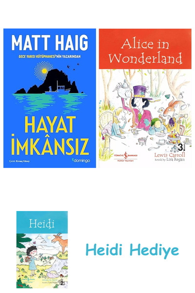 Bloomsbury الحياة مستحيلة: من مؤلف مكتبة منتصف الليل + أليس في بلاد العجائب + هايدي