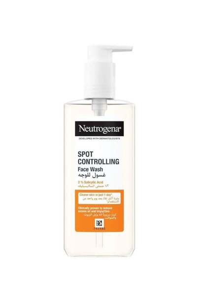 Neutrogena غسول الوجه للتحكم في البقع - غسول عميق التنظيف للتحكم في حب الشباب...