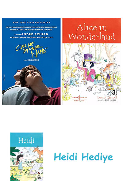 Bloomsbury Call Me by Your Name + Alice in Wonderland + Heidi