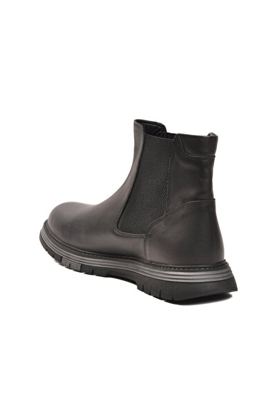 AYAKMOD Black Genuine Leather Men's Chelsea Boots 2K1234-767 m