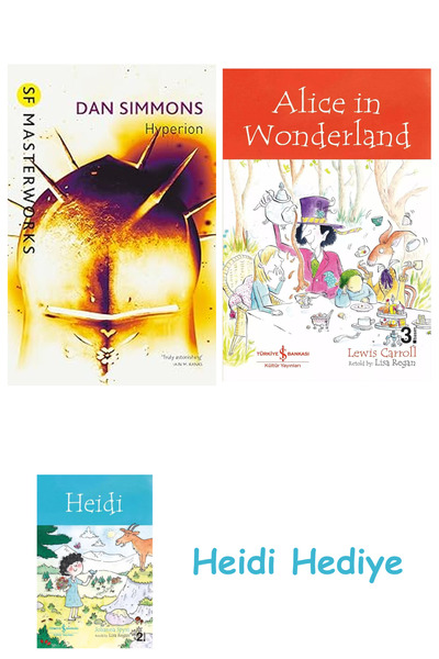 Bloomsbury هايبريون + أليس في بلاد العجائب + هايدي