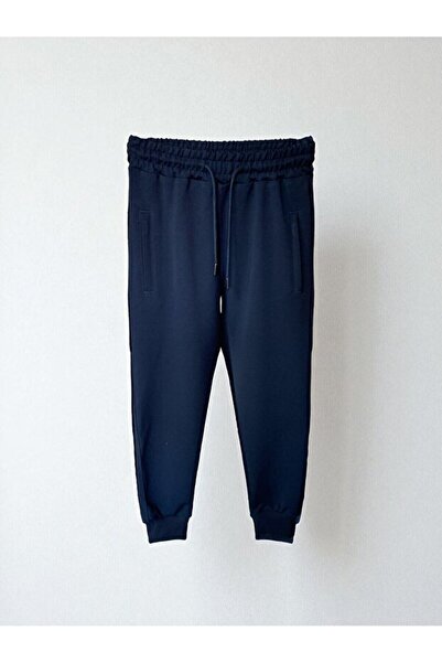 FORMO Pantaloni de sport pentru copii din bumbac cu 3 fire, cu buzunar cu fer...