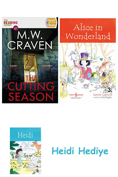 Bloomsbury The cutting season (official cover may vary): (quick reads 2022) + alice in wonderland + heidi