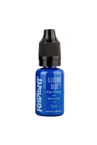 Radiant Colors Electric Blue 1/2 OZ (15ml.) Dövme Boyası