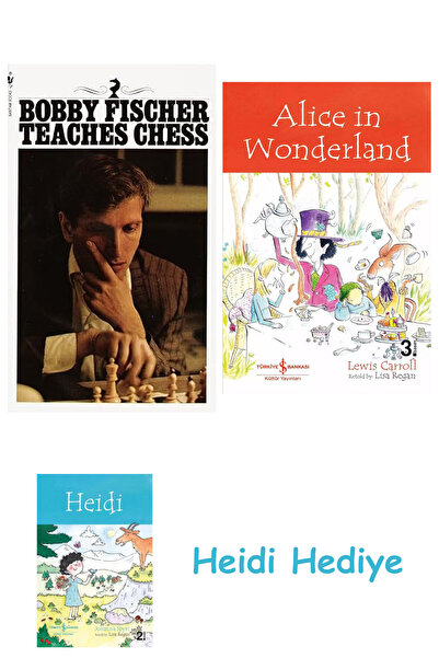 Bloomsbury بوبي فيشر يعلم الشطرنج + أليس في بلاد العجائب + هايدي