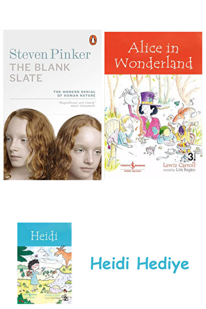 Bloomsbury Η άδεια πλάκα: Η σύγχρονη απορρίψη της ανθρώπινης φύσης + Η Αλίκη ...