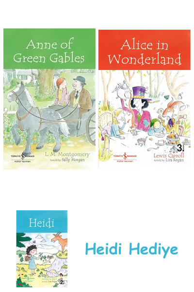 Bloomsbury Anne Of Green Gables - Clasic pentru copii + Alice în Țara Minunilor + Heidi