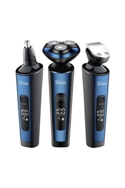 Zilan ZLN 8726 4-in-1 Electric Shaver, LED, 60 min, Black