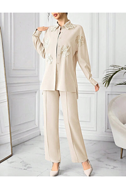 Sheya Shein set, cream