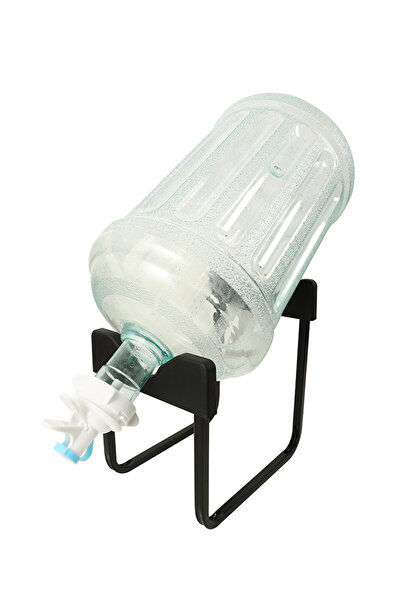 Lawazim حامل إبريق الماء مع صمام موزع - رف غير قابل للانزلاق بسعة 3-5 جالون