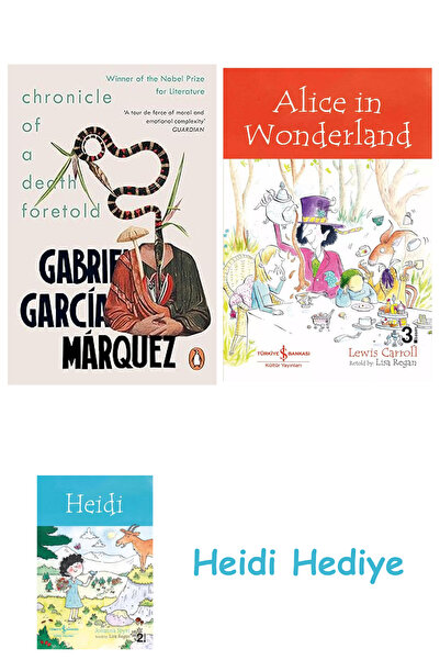 Bloomsbury Χρονικό της προβλεπόμενης θανάτου + Η Αλίκη στη χώρα των θαυμάτων ...