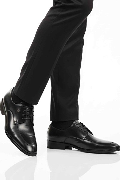 Fosco Μαύρα Ανδρικά Παπούτσια Classic από Γνήσιο Δέρμα 3265 M