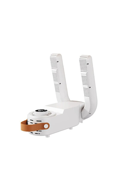 OEM Uscător electric de încălțăminte cu sterilizator UV, aer cald la 360°, 150W, pliabil, alb