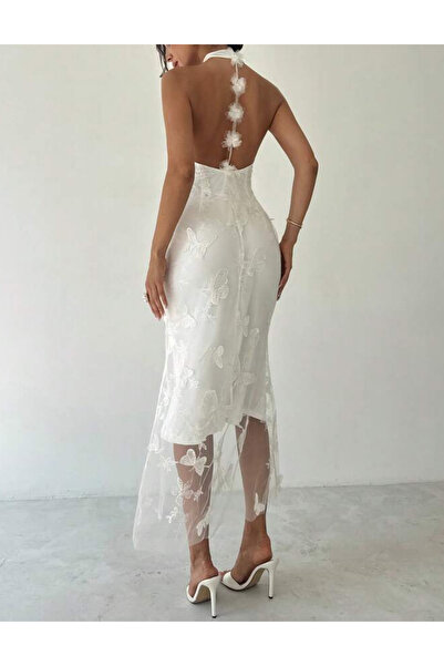 Sheya Shein maxi dress, white