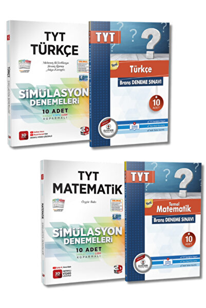 ÖZDEBİR YAYINEVİ 3D Yayınları ve Özdebir Yayınevi'nden TYT Türkçe Matematik B...