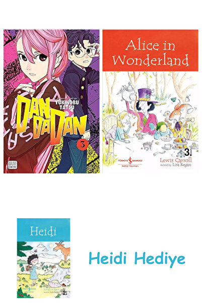 Bloomsbury داندادان، المجلد. 3 + أليس في بلاد العجائب + هايدي