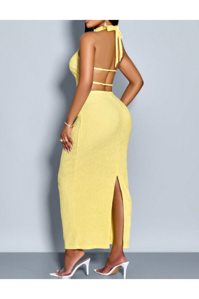 Sheya Shein outfit, yellow