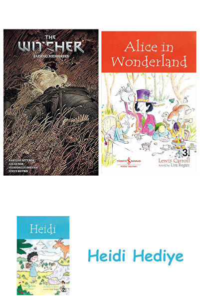 Bloomsbury The Witcher Volumul 5: Amintiri care se estompează + Alice în Țara Minunilor + Heidi
