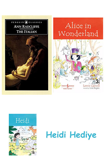 Bloomsbury الإيطالية + أليس في بلاد العجائب + هايدي