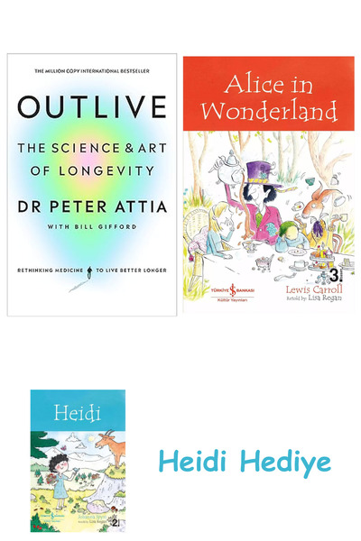 Bloomsbury Εκτελέστε τη διάρκεια της ζωής: Η επιστήμη και η τέχνη της μακροζωίας + Η Αλίκη στη χώρα των θαυμάτων + Η Χέιντι