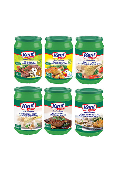 Kent Boringer 6’lı Mega Mutfak Sos ve Çeşni Seti 750 g X 6 Adet