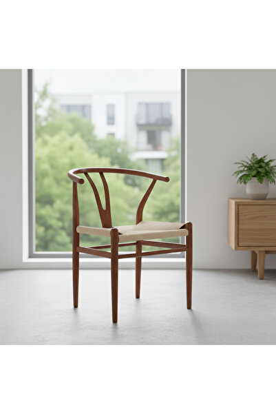 M D M W N كرسي عملي بهيكل حديد وجلسه راتان