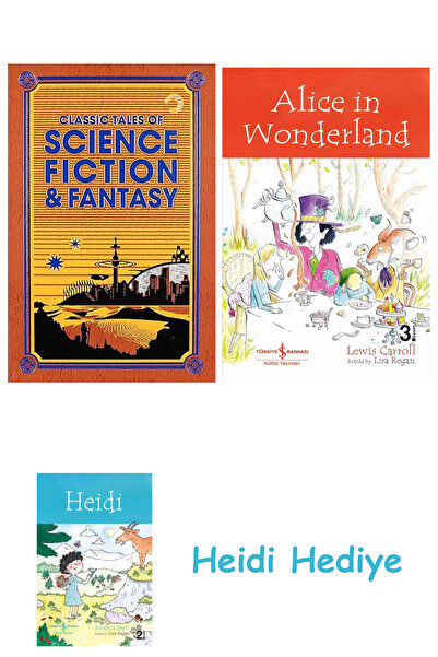 Bloomsbury Κλασικά ιστορίες της επιστημονικής φαντασίας + Η Αλίκη στη χώρα των θαυμάτων + Η Χέιντι