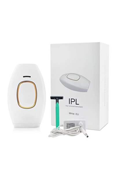 7LIFE IPL Device for Permanent Hair Removal, 5 Intensity Levels, White, Complete Kit