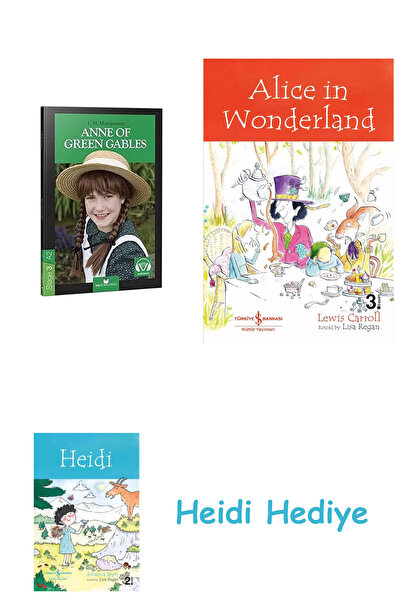 Bloomsbury Anne Of Green Gables - Etapa 3 - Povestea în engleză + Alice în Țara Minunilor + Heidi