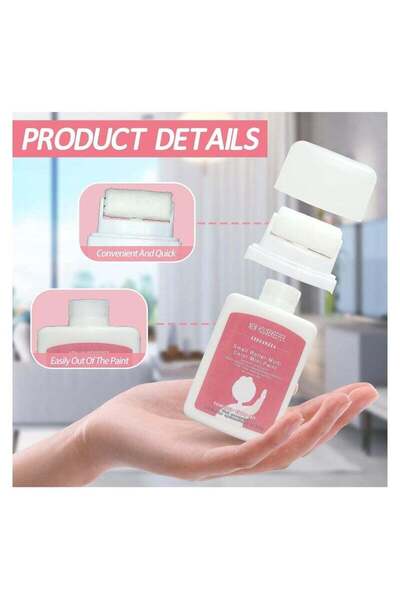 Generic Small Roller Wall Patching Brush - DIY Wall Repair Roller with Latex Paint, 100g