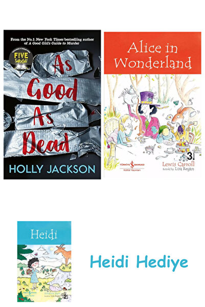 Bloomsbury As Good as Dead: Book 3 + Alice in Wonderland + Heidi