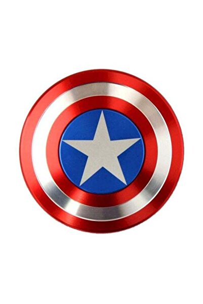 Generic درع كابتن أمريكا - عجلة معدنية دوارة للإصبع