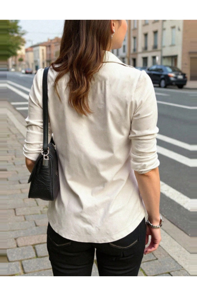 Sheya Shein shirt, beige