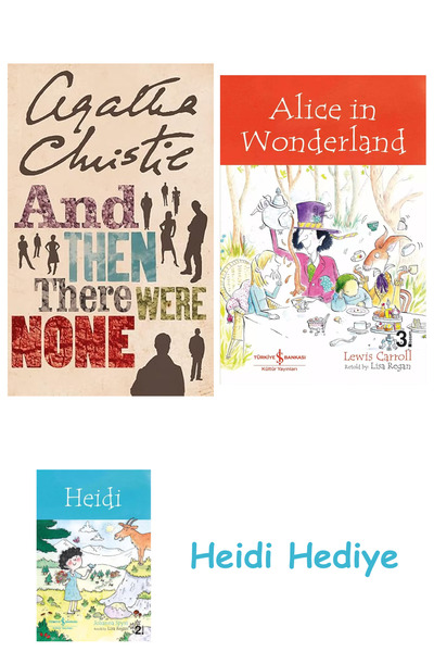 Bloomsbury أغاثا كريستي - ثم لم يبق أحد + أليس في بلاد العجائب + هايدي
