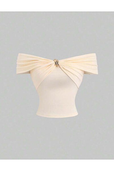 Sheya Shein top, beige