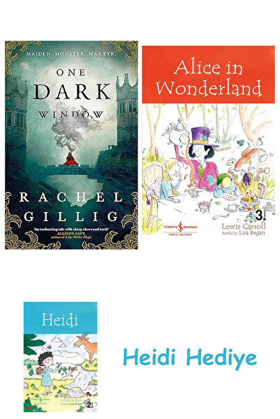 Bloomsbury نافذة واحدة مظلمة: كتاب الأكثر مبيعًا بأسلوب القوطي والساحر + أليس في بلاد العجائب + هايدي