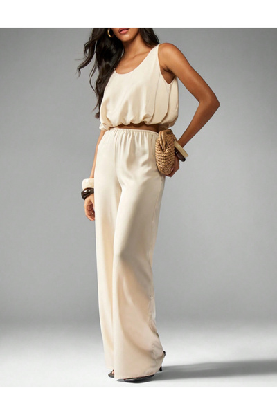 Sheya Shein Missguided pants, cream