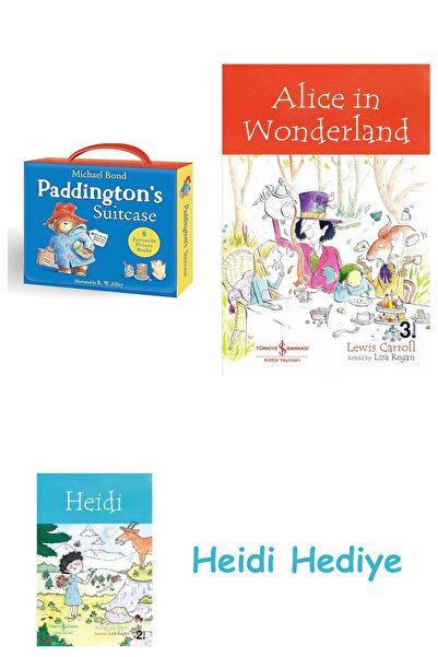 Bloomsbury Paddington's Suitcase + Alice in Wonderland + Heidi