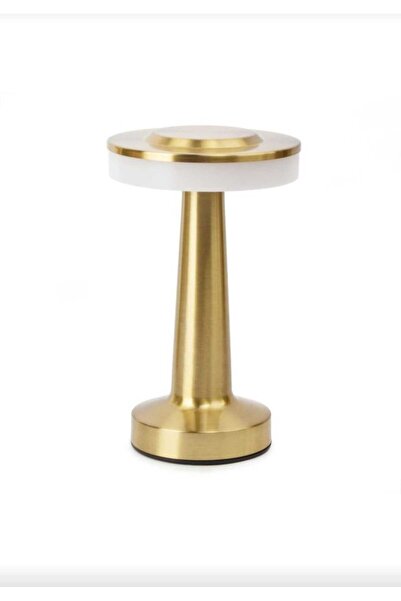 Edison Dokunmatik Şarjlı Dekoratif Masa Lambası, 3 Farklı Işık Rengi, Modern ve Şık Tasarım