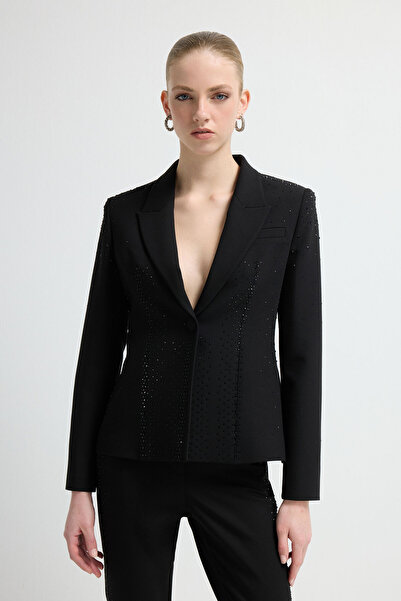 adL Taş Detaylı Blazer Ceket