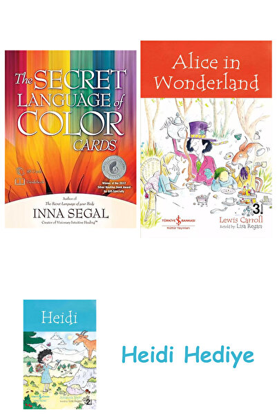 Bloomsbury اللغة السرية لبطاقات الألوان (المجلد 2) + أليس في بلاد العجائب + ه...