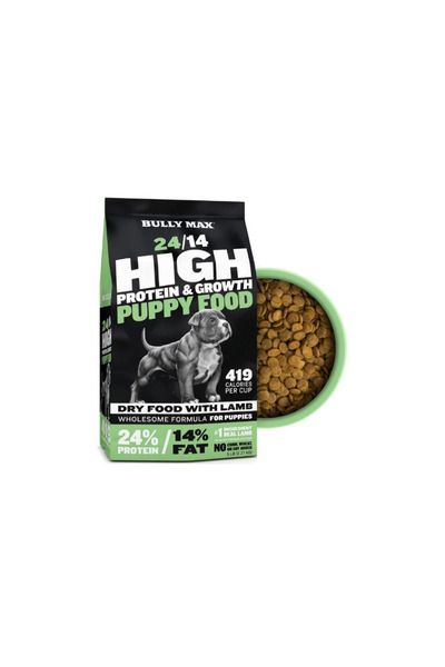 bully max BullyMax 24/14 High Protein & Growth Puppy Food – 2.27 Kg