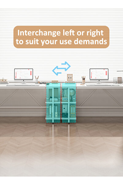 Bangiga 130cm Study Desk/Gaming Desk,Simple Computer Desk,Office Table with Storage