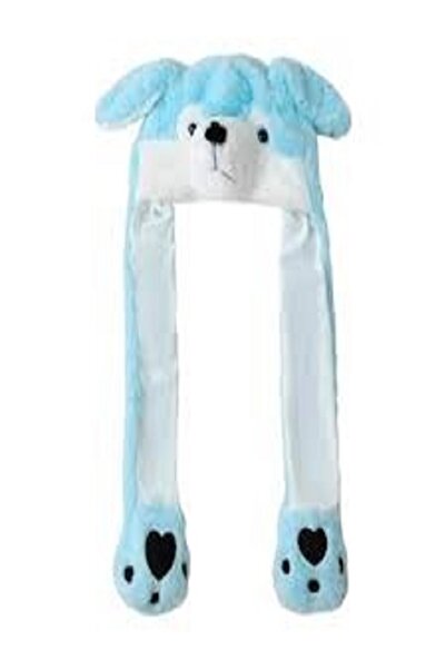 Generic A rabbit-shaped hat with a paw that moves the ears.