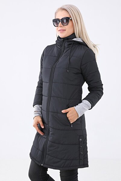 Toridas Winter Hooded Long Women's Puffer Jacket